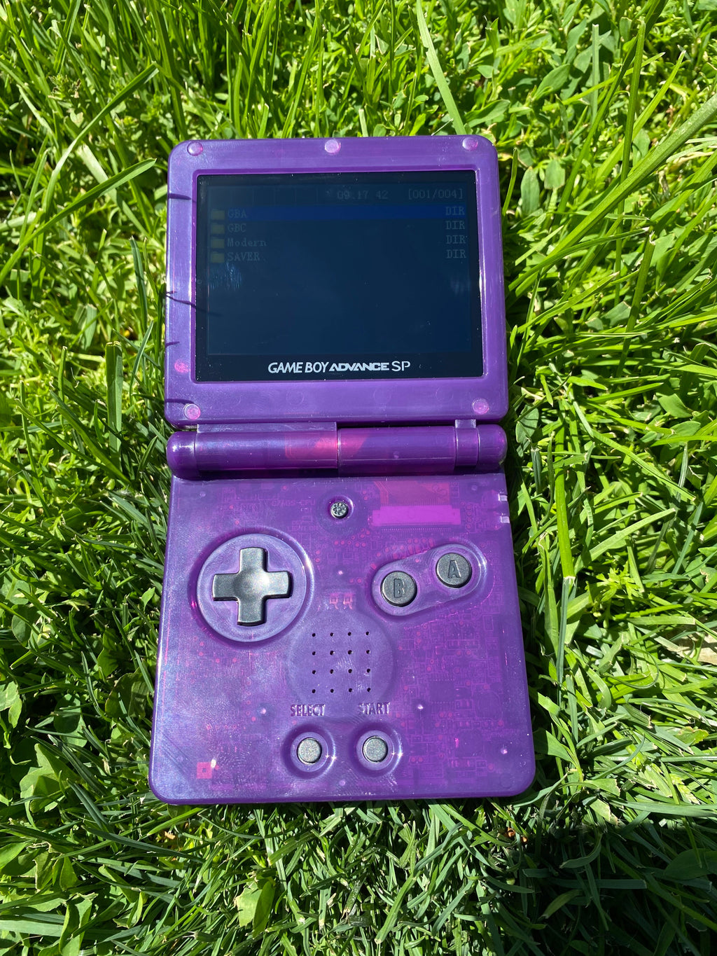 Gameboy Advance SP with IPS Screen and UV Printed Shell