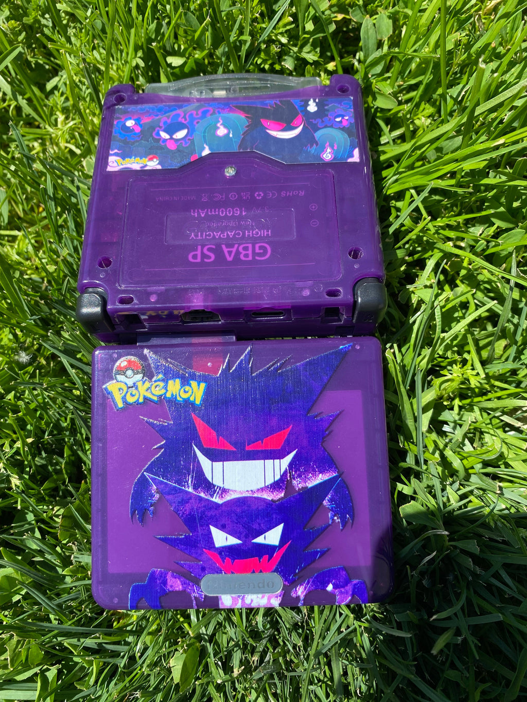 Gameboy Advance SP with IPS Screen and UV Printed Shell